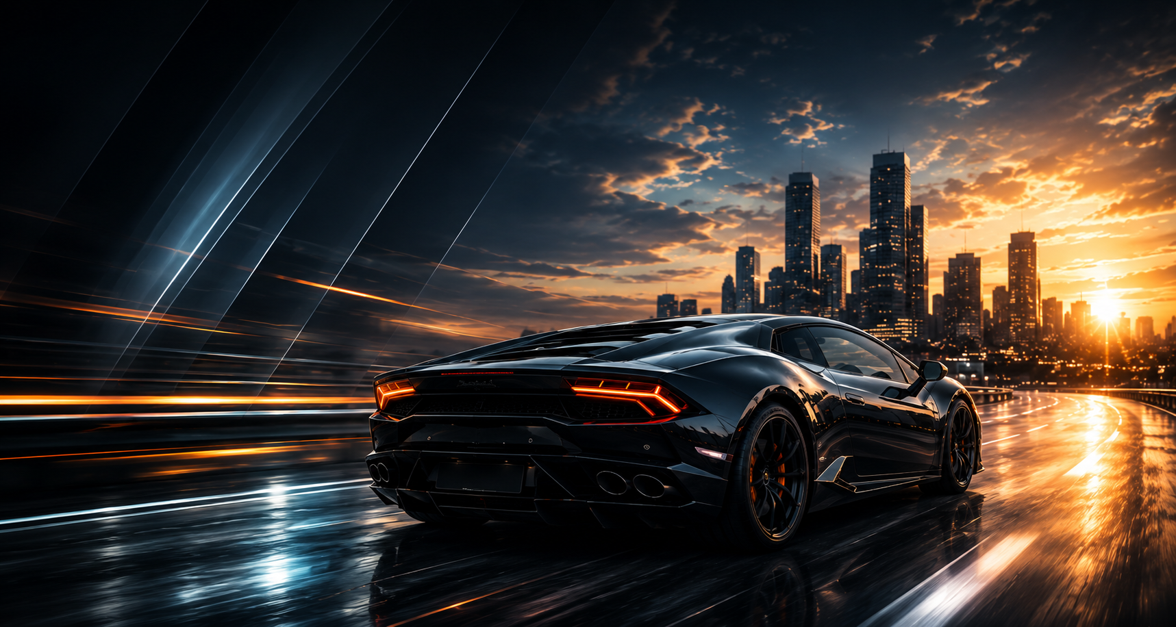 Lamborghini Aventador with 5% Limo Black window tint
