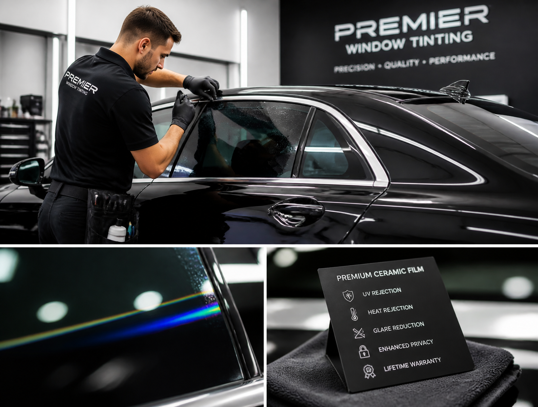 Ceramic Install Process with 35% Ceramic Film window tint