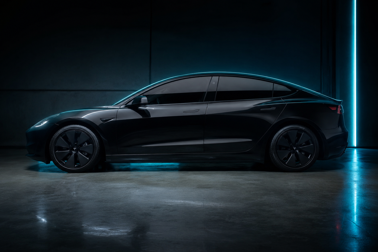 Tesla Model 3 with 35% Ceramic window tint